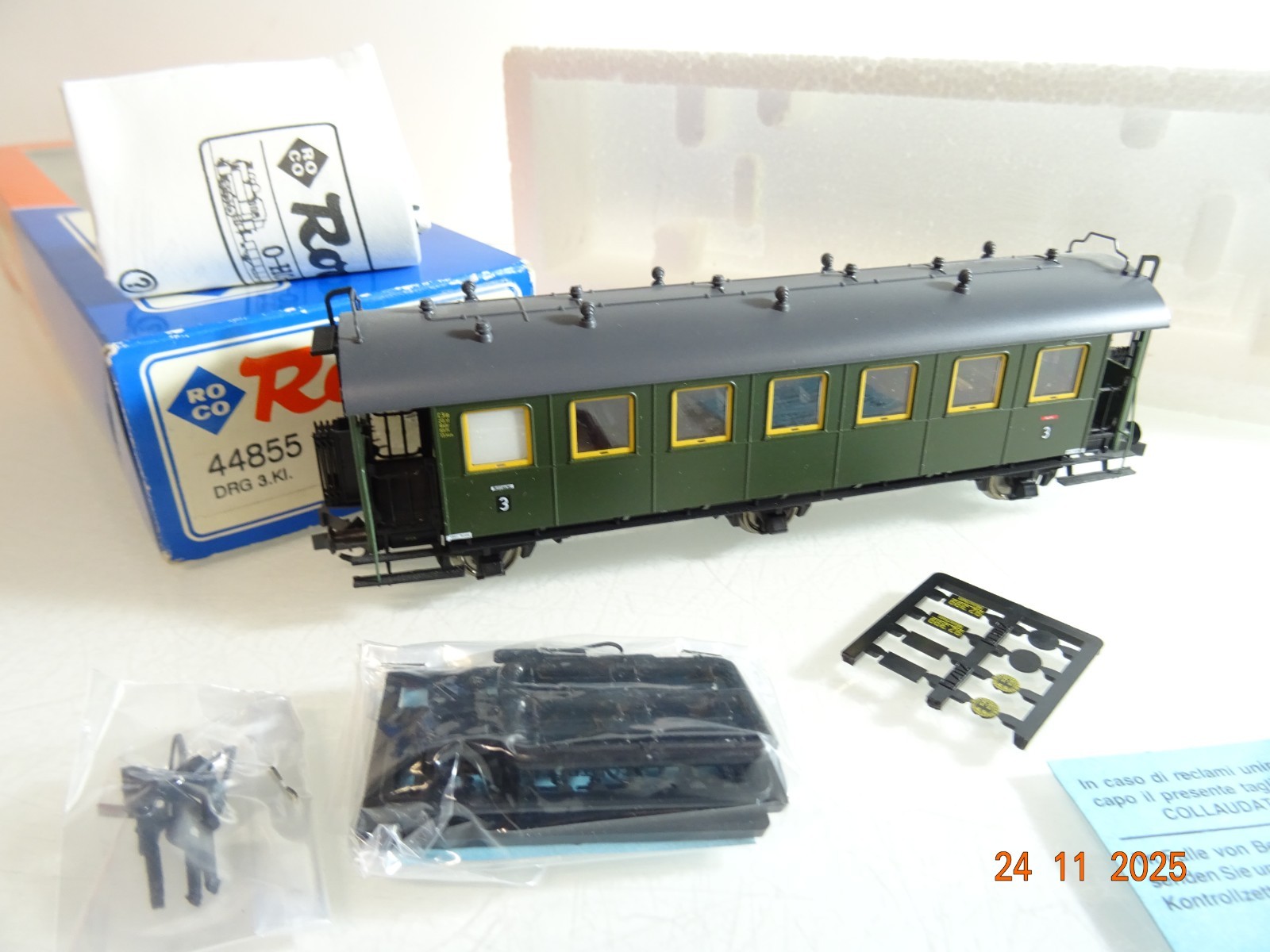 Roco H0 44855 Personenwagen 3.Klasse der DRG in OVP RR4782
