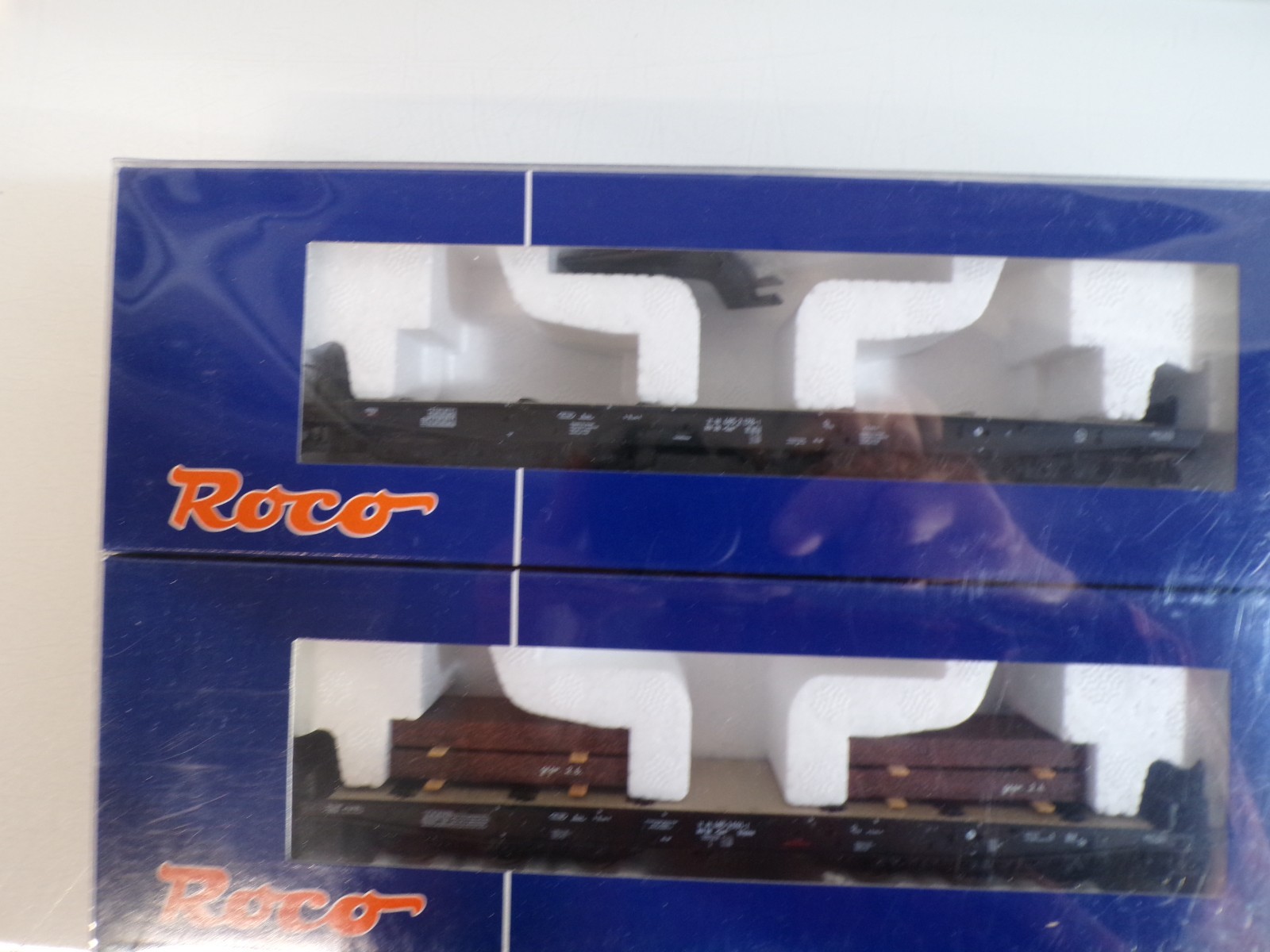 Roco H0 45947 Wagen-Set Schwerlastwagen 3 tlg. der DB in OVP BH1919 – Bild 4