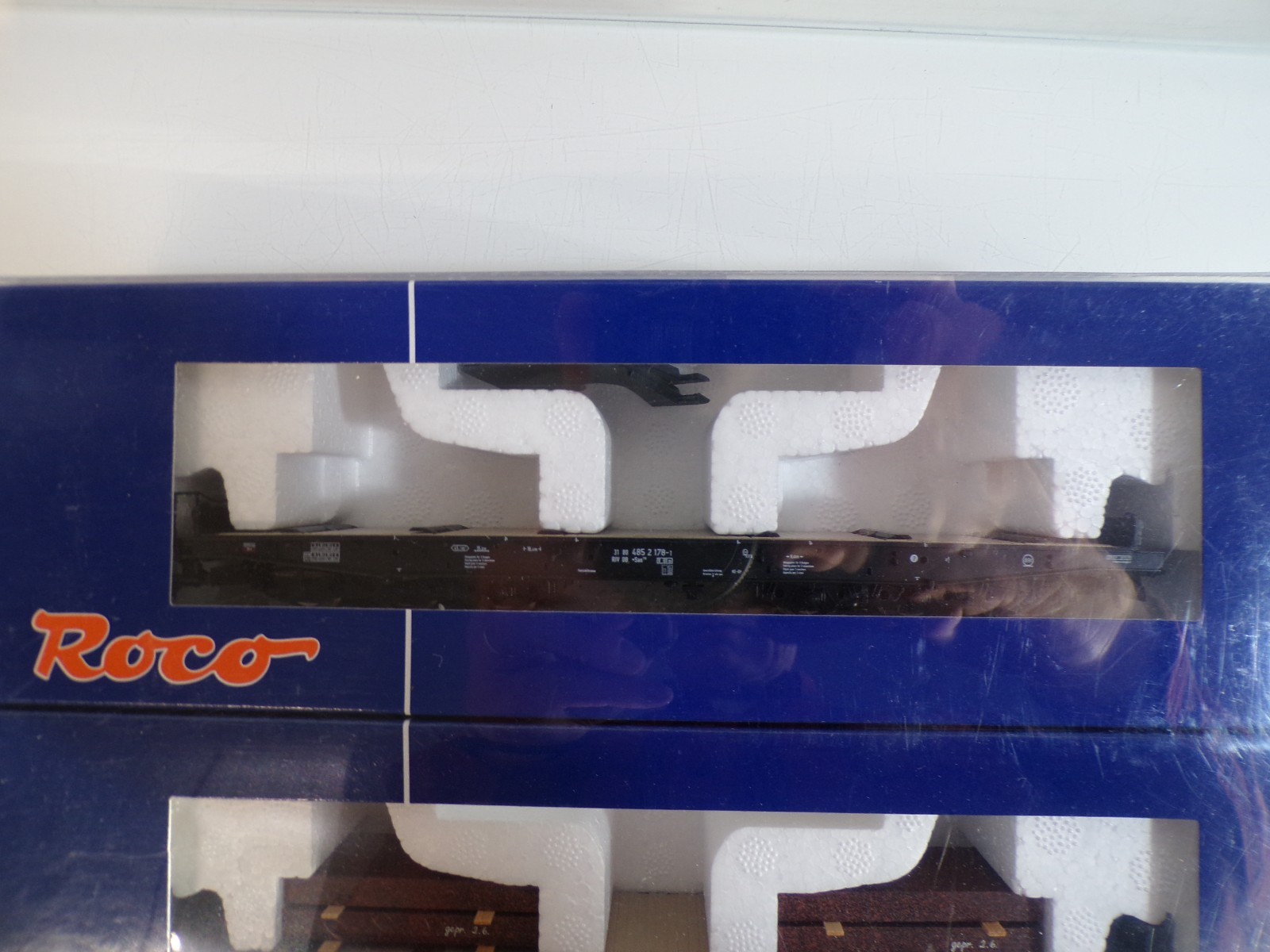 Roco H0 45947 Wagen-Set Schwerlastwagen 3 tlg. der DB in OVP BH1919 – Bild 5