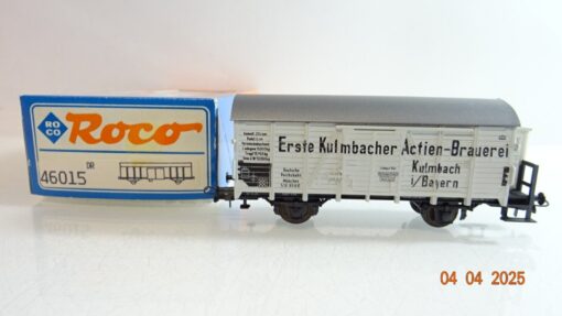 Roco H0 46015 ged. Güterwagen Kulmbacher Actien-Brauerei der DR in OVP PR6948