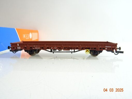 Roco H0 46321BN Niederbordwagen mit Rungen u. Ladung der BN in OVP PR6341 – Bild 3