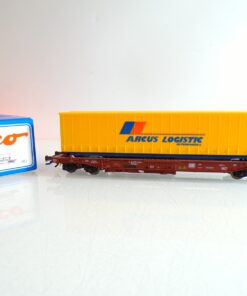 Roco H0 46576 AC Containertragwagen m. Container der DB in OVP f. Märklin BH1274