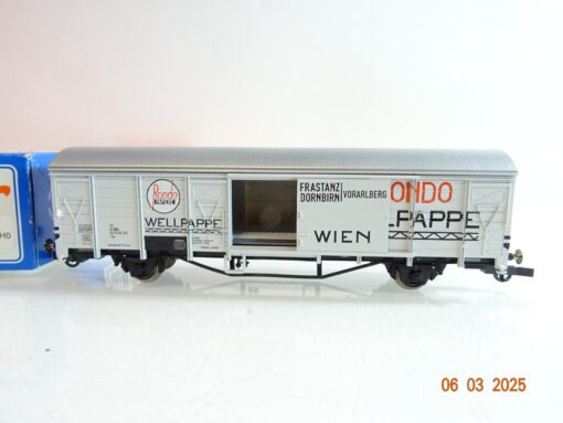 Roco H0 46744 gedeckter Güterwagen Rondo Wellpappe der ÖBB in OVP PR6357 – Bild 3