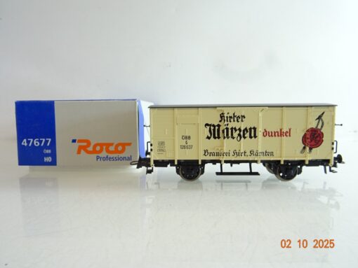 Roco H0 47677 gedeckter Güterwagen Hirter Märzen der ÖBB in OVP BH301