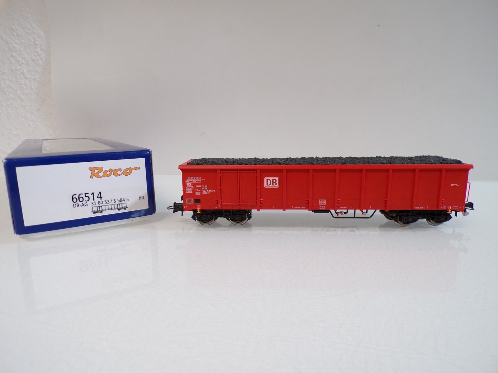 Roco H0 66514 AC Hochbordwagen der DB in OVP für Märklin BH1899