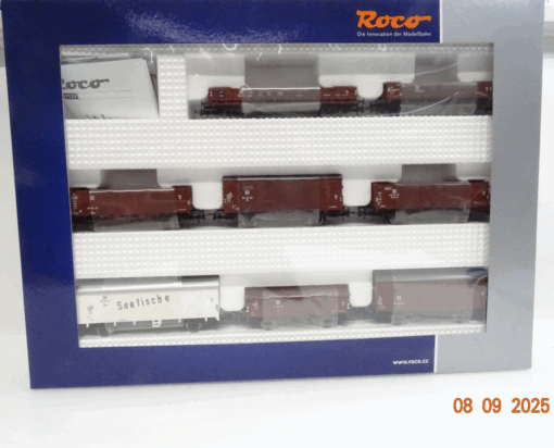 Roco H0 67127 Güterwagen-Set 8 tlg. der DR in OVP JL2878 – Bild 3
