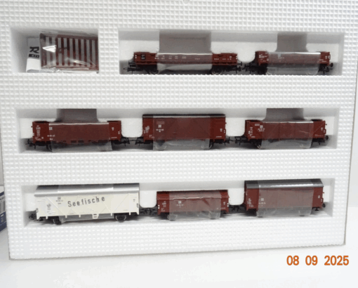Roco H0 67127 Güterwagen-Set 8 tlg. der DR in OVP JL2878