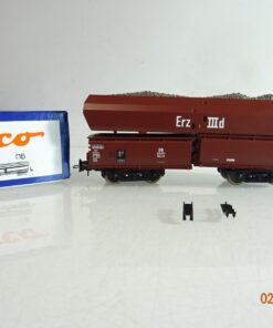 Roco H0 67707 Selbstentladewagen Erz IIId der DB in OVP BH319