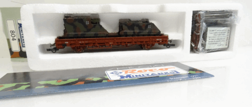 Roco H0 804 Minitanks Rungenwagen mit Panzerfahrzeugen in OVP LE5164