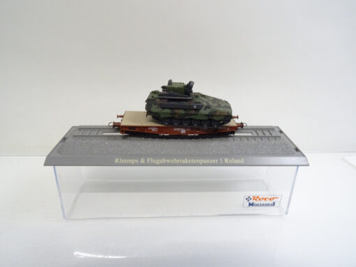 Roco H0 883 Minitanks Schwerlastwagen Roland Flugabwehrpanzer in OVP C2113 – Bild 3