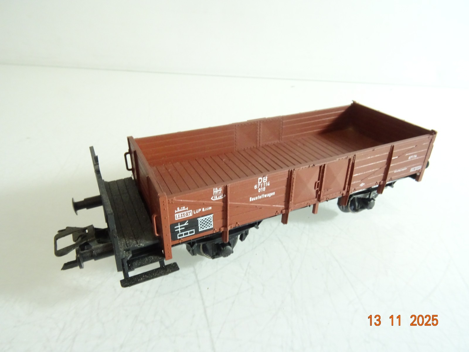 Roco H0 AC Baustoffwagen 671 114 der DB RR4533 o.