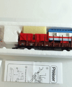 Roco H0 Rungenwagen mit Wagenladung Circus Williams der DB in EVP BH323