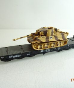 Roco H0 Schwerlastwagen 486 3 202-6 mit Panzer der DB RR4619 o.