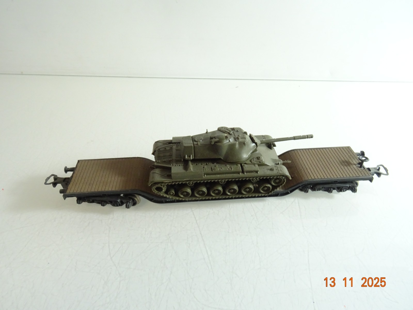 Roco H0 Tiefladewagen united States mit Panzer RR4517 o. – Bild 3