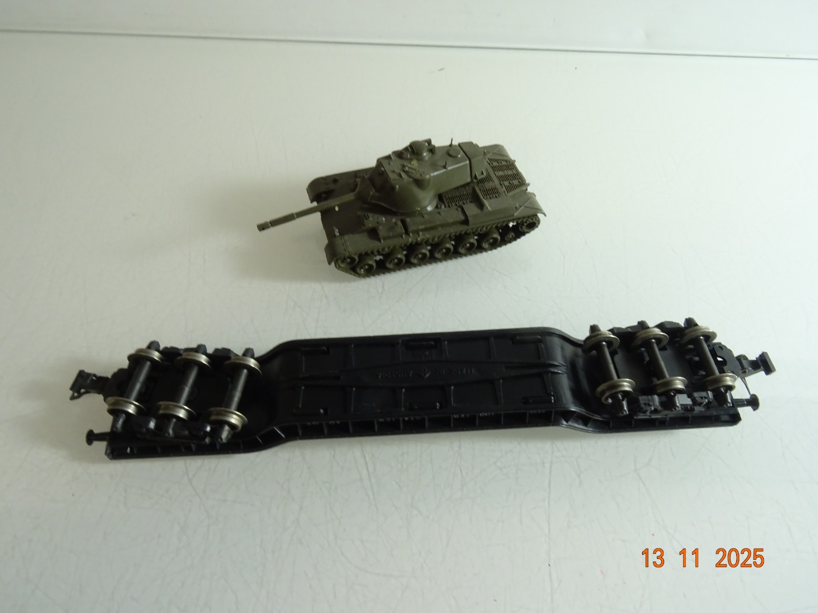 Roco H0 Tiefladewagen united States mit Panzer RR4517 o. – Bild 4