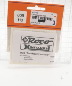 Roco Minitanks 1:87 609 Bundesgrenzschutz Nummernschilder in OVP QR3873