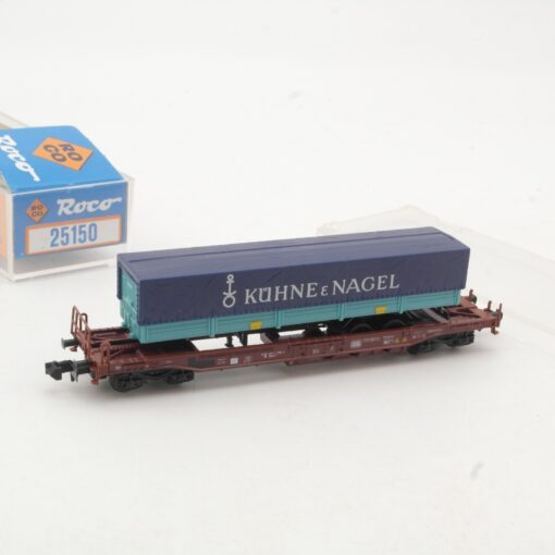 Roco N 25150 Taschenwagen mit Auflieger Kühne & Nagel in OVP RR483