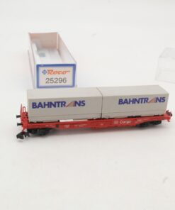 Roco N 25296 Containertragwagen BahnTrans der DB in OVP RR5765