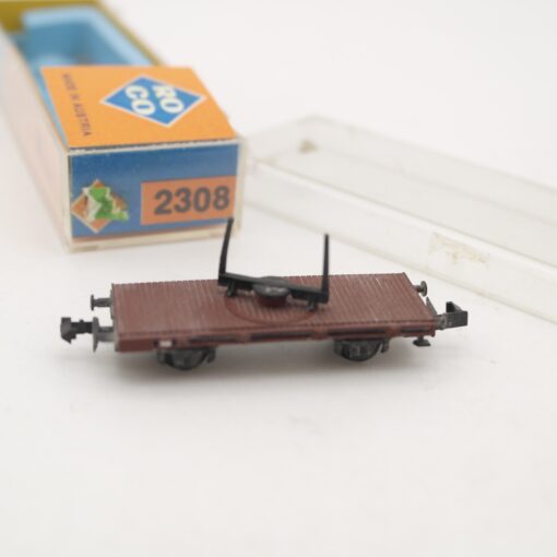 Roco N Drehschemelwagen Langholzwagen in EVP RR2131 – Bild 3