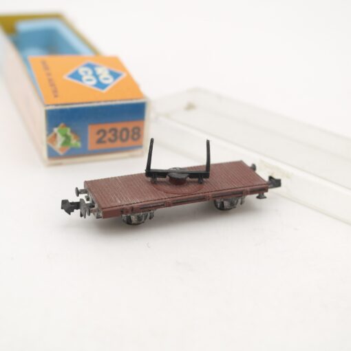 Roco N Drehschemelwagen Langholzwagen in EVP RR2131