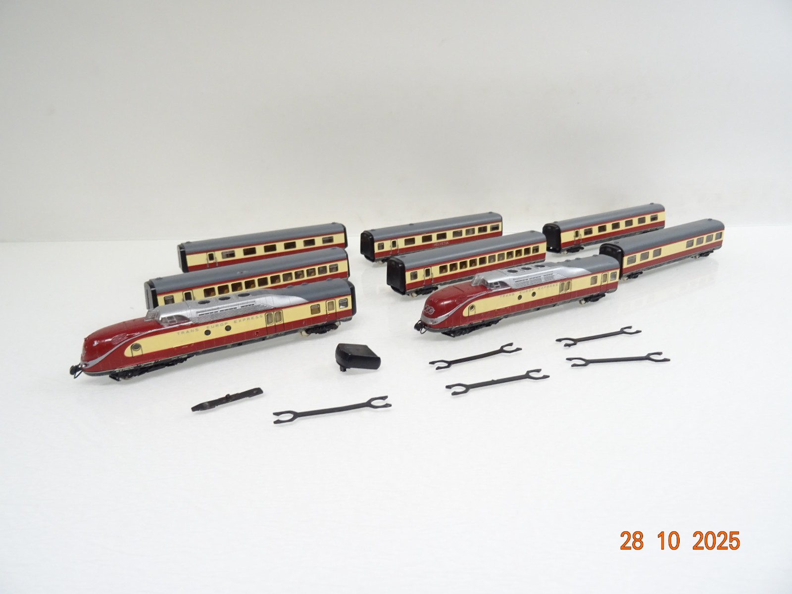 Roco N TEE Dieseltriebzug 8 tlg. VT 11.5 für Bastler JL3968 o.