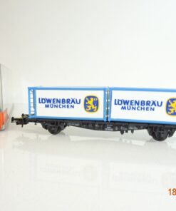 Röwa H0 2327 Containertragwagen mit Ladung der DB in OVP PR3349