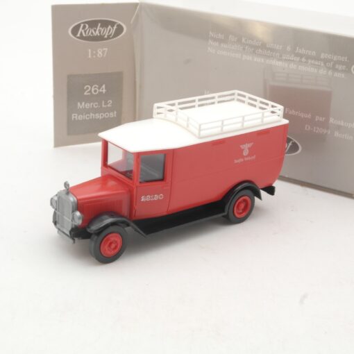 Roskopf 1:87 264 Mercedes L2 Kasten Reichspost in OVP RR3604
