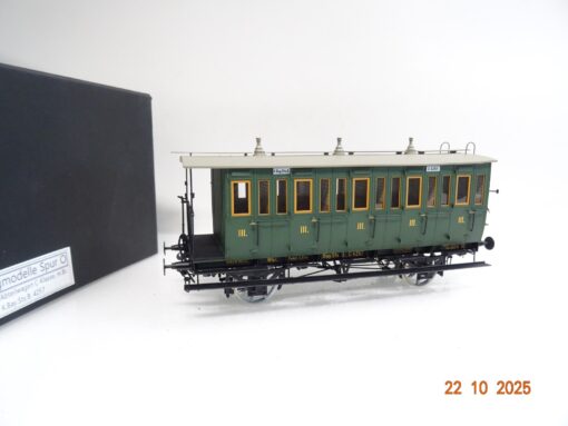 SMT Spur 0 3.21 Abteilwagen c-Klasse K.Bay.Sts.B. Messingmodell in OVP JL3778