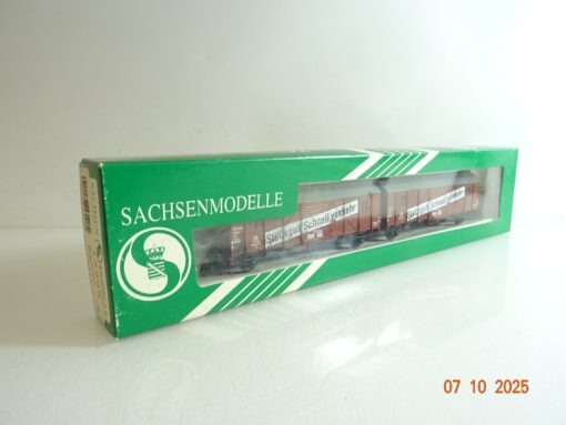 Sachsenmodelle H0 16008 Leig-Wageneinheit Stückgut Schnellverkehr in OVP RR3748 – Bild 4