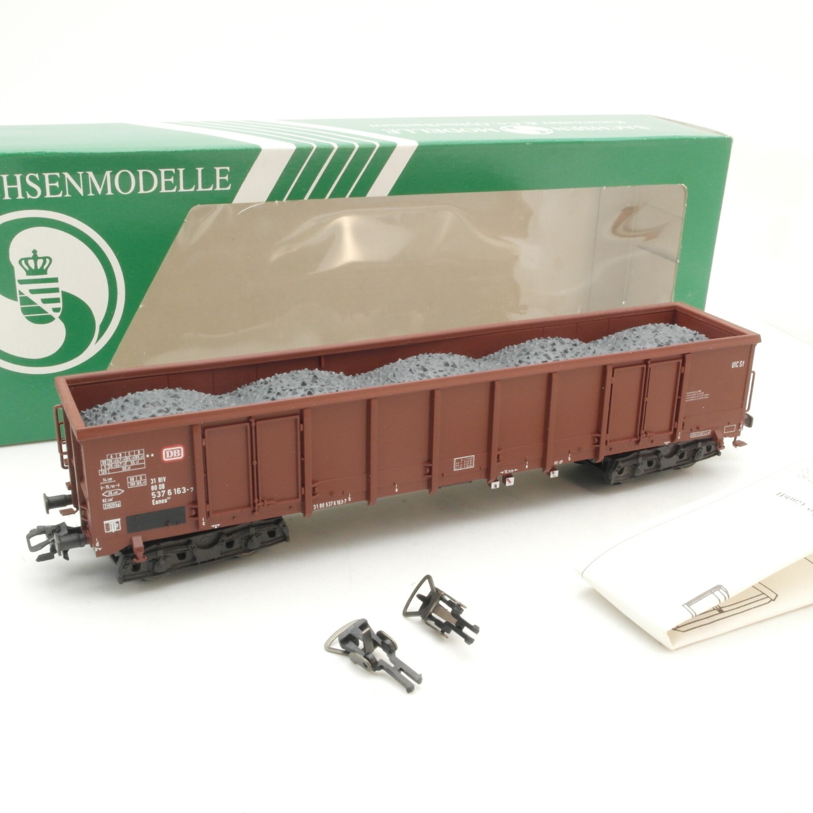 Sachsenmodelle H0 16076 offener Güterwagen mit Ladung der DB in OVP RG9665