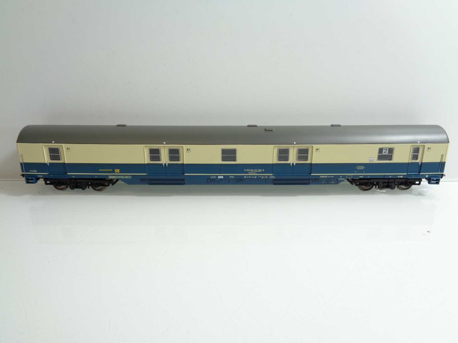 Sachsenmodelle H0 74559 Bahnpostwagen mrz Epoche V der DPAG in OVP JD5927 – Bild 3