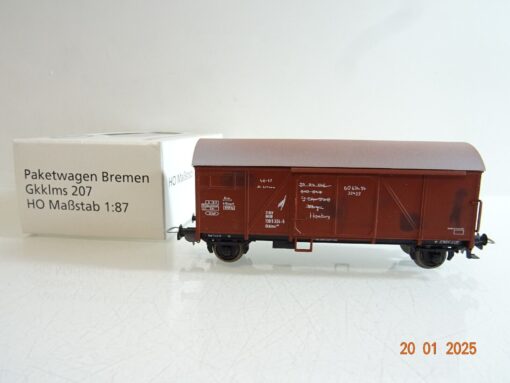 Sachsenmodelle H0 Paketwagen Bremen Gkklms 207 der DB in OVP PR5408