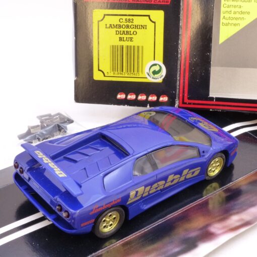 ScaleXtric Nr.: C.582 Lamborghini Diablo blue #12, in OVP EB9047 – Bild 3