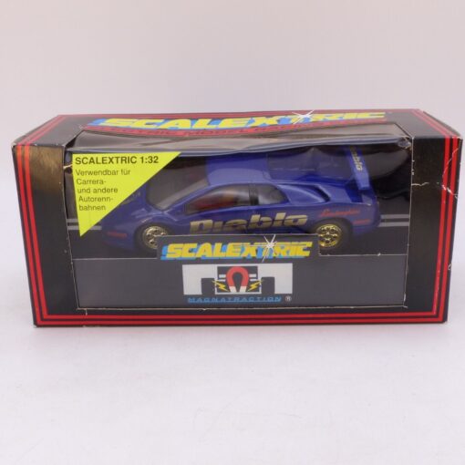 ScaleXtric Nr.: C.582 Lamborghini Diablo blue #12, in OVP EB9047 – Bild 5