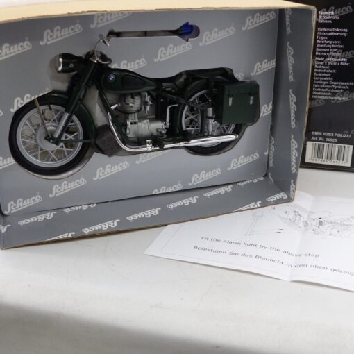 Schuco 1:10 06525 Motorrad BMW R25/3 Polizei in OVP EX6546 – Bild 3