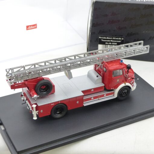 Schuco 1:43 03265 MB L322 DL22 Feuerwehr Münnerstadt in OVP EX6609 – Bild 3