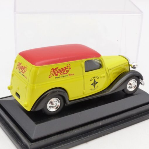 Schuco 1:72 Mercedes Benz 170V Kastenwagen Maggi´s Suppen, in PC-Box EX1766 – Bild 3