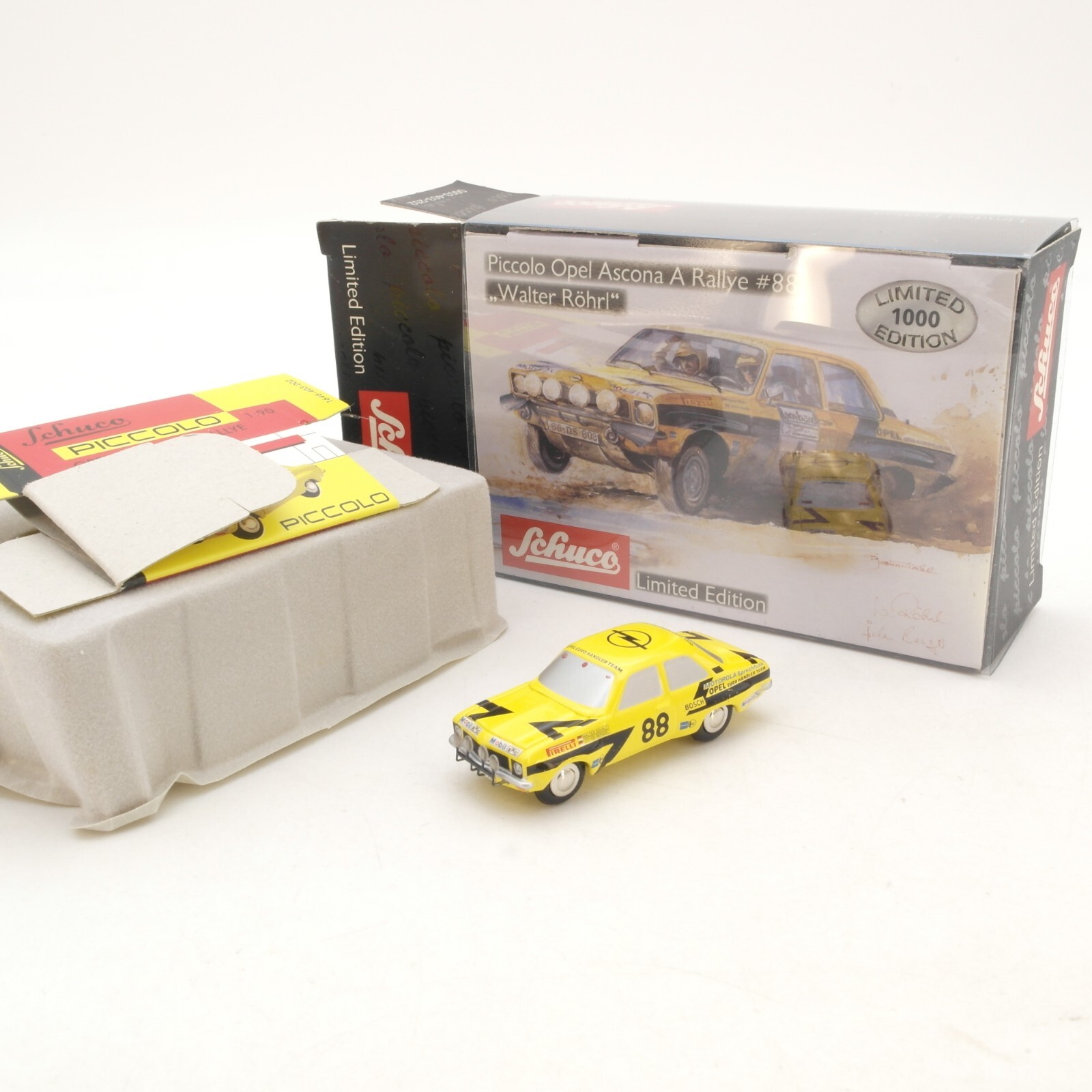 Schuco 1:87 05485 piccolo Opel Ascona A Rallye #88 limitiert in OVP RG7240