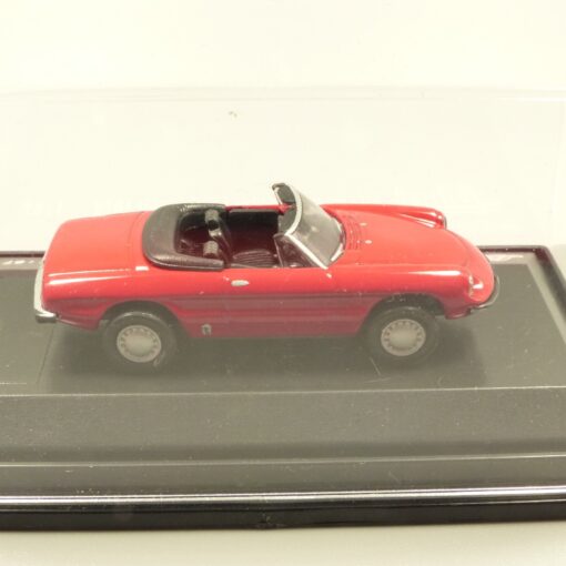 Schuco 1:87 21968 Alfa Romeo Spider 1300 Junior 1972 rot in PC-Box EX5986 – Bild 3