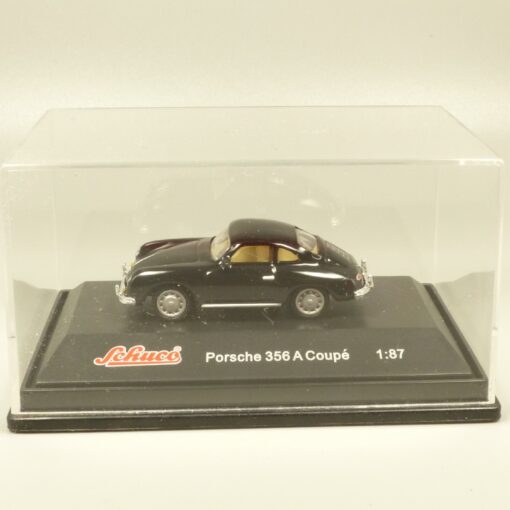 Schuco 1:87 25123 Porsche 356 A Coupé schwarz in PC-Box EX5984