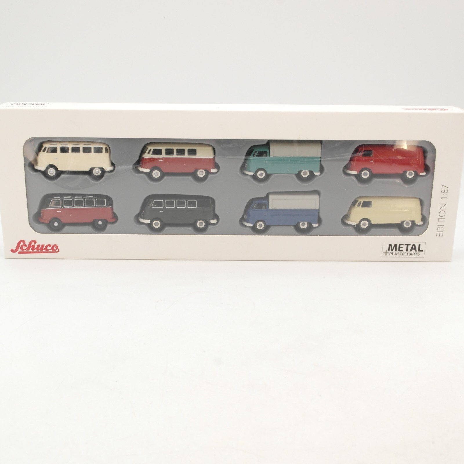 Schuco 1:87 45 264 0800 VW T1 8er Set neuwertig in OVP RG8542 – Bild 3