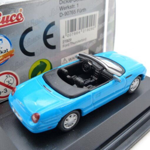 Schuco 1:87 No. 21929 Ford Thunderbird Cabrio himmelblau in OVP EA6220 – Bild 3