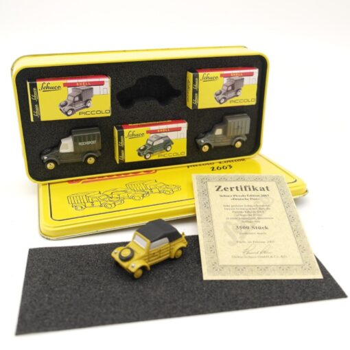 Schuco 1:90 006723 Piccolo Edition 2003 in Sammlerbox Post in OVP QR8804