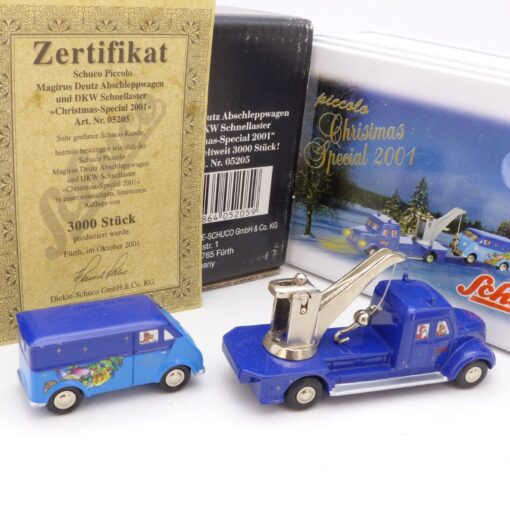 Schuco Piccolo 1:90 Set Nr.: 05205 Weihnachts-Edition 2001, in OVP EX1469 – Bild 3