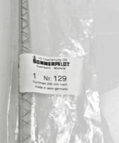 Sommerfeldt H0 129 Turmmast 200 mm hoch in OVP CK150