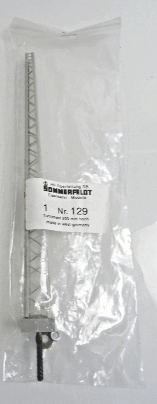 Sommerfeldt H0 129 Turmmast 200 mm hoch in OVP CK150