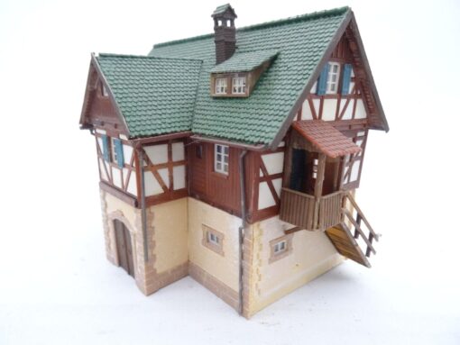 Spur H0 Fachwerkhaus ca. 14 x 9 cm aus Anlagerückbau, siehe Bilder QR9871 o. – Bild 4