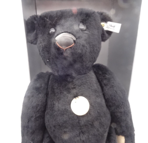 Steiff 406003 Teddy Bär 1912 schwarz Replica 1992 limitiert 40 cm in OVP OR8145 – Bild 3