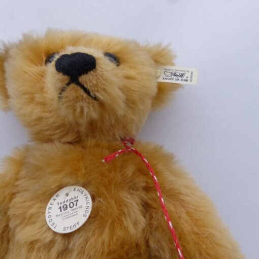 Steiff 406034 Teddybnär 1907 hellbraun ca. 33 cm Replica in OVP EX4751 – Bild 4