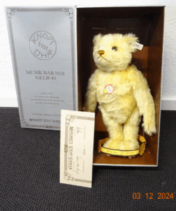 Steiff 407482 Teddybär Musical Bear 1928 limitiert Replica 1992 in OVP LE7697